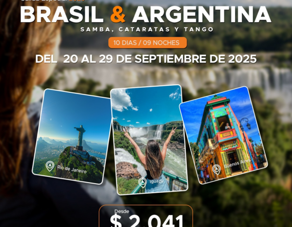 Brasil y Argentina 20 al 29 septiembre